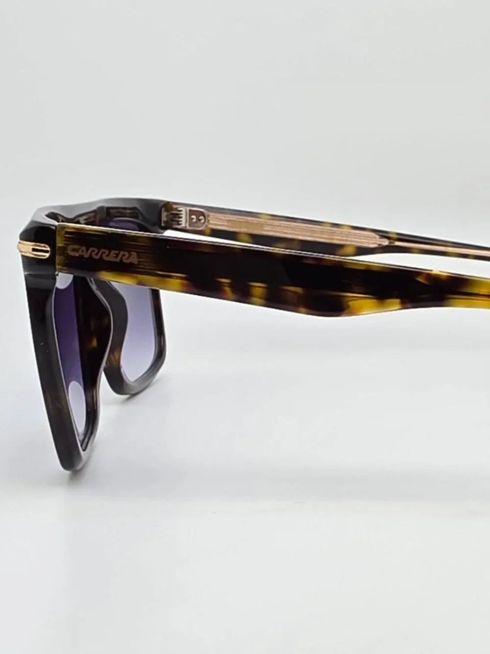 Carrera 359/S 0869K Havana Frame Blue Gradient Lens Square Sunglasses 56-19-150